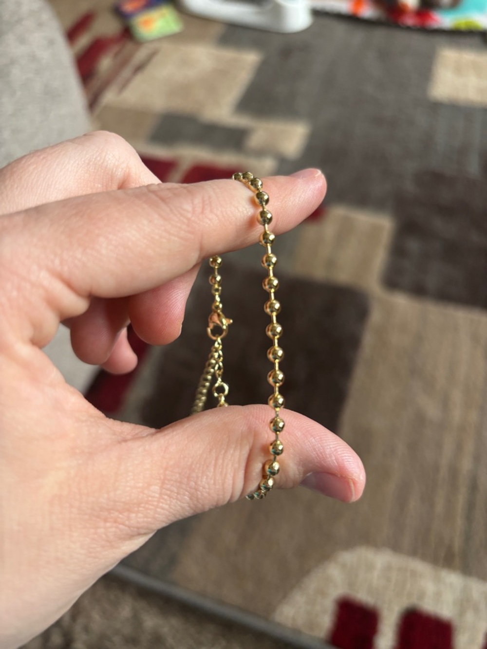 Gold Bead Chain Bracelet - Elegant Women’s Jewelry